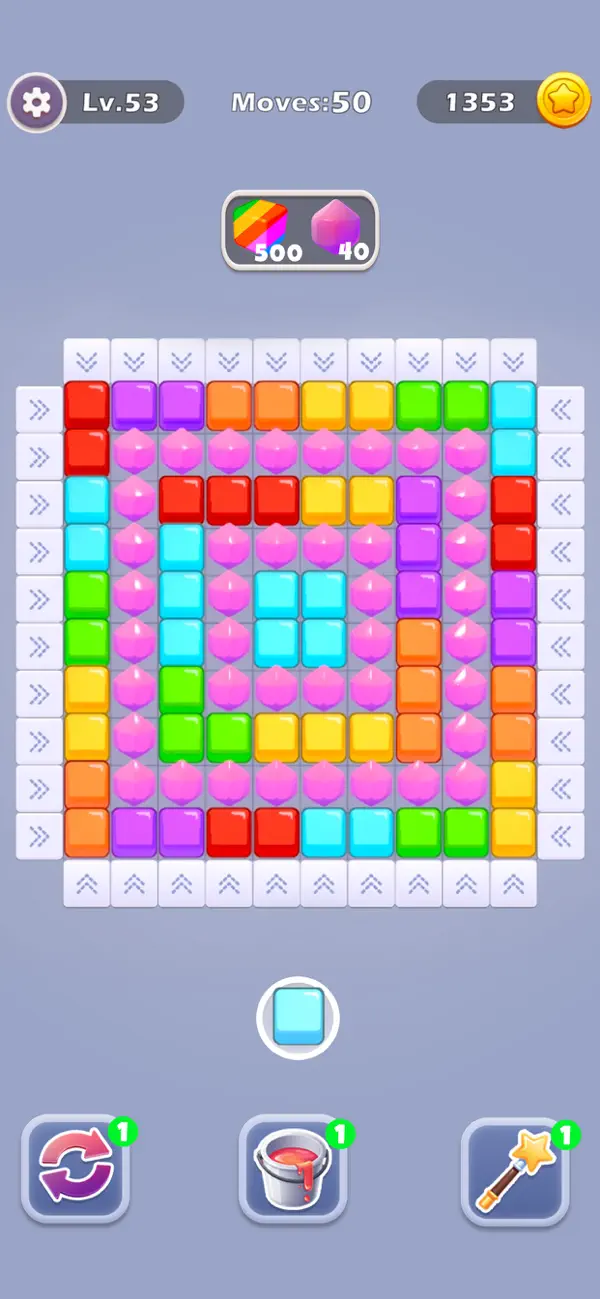 Screenshot #3 pour Color Block Match Blast