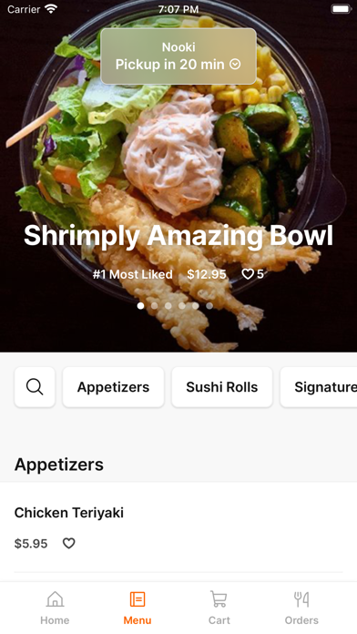 Nooki To Go iPhone screenshot 2 - Food & Drink app
