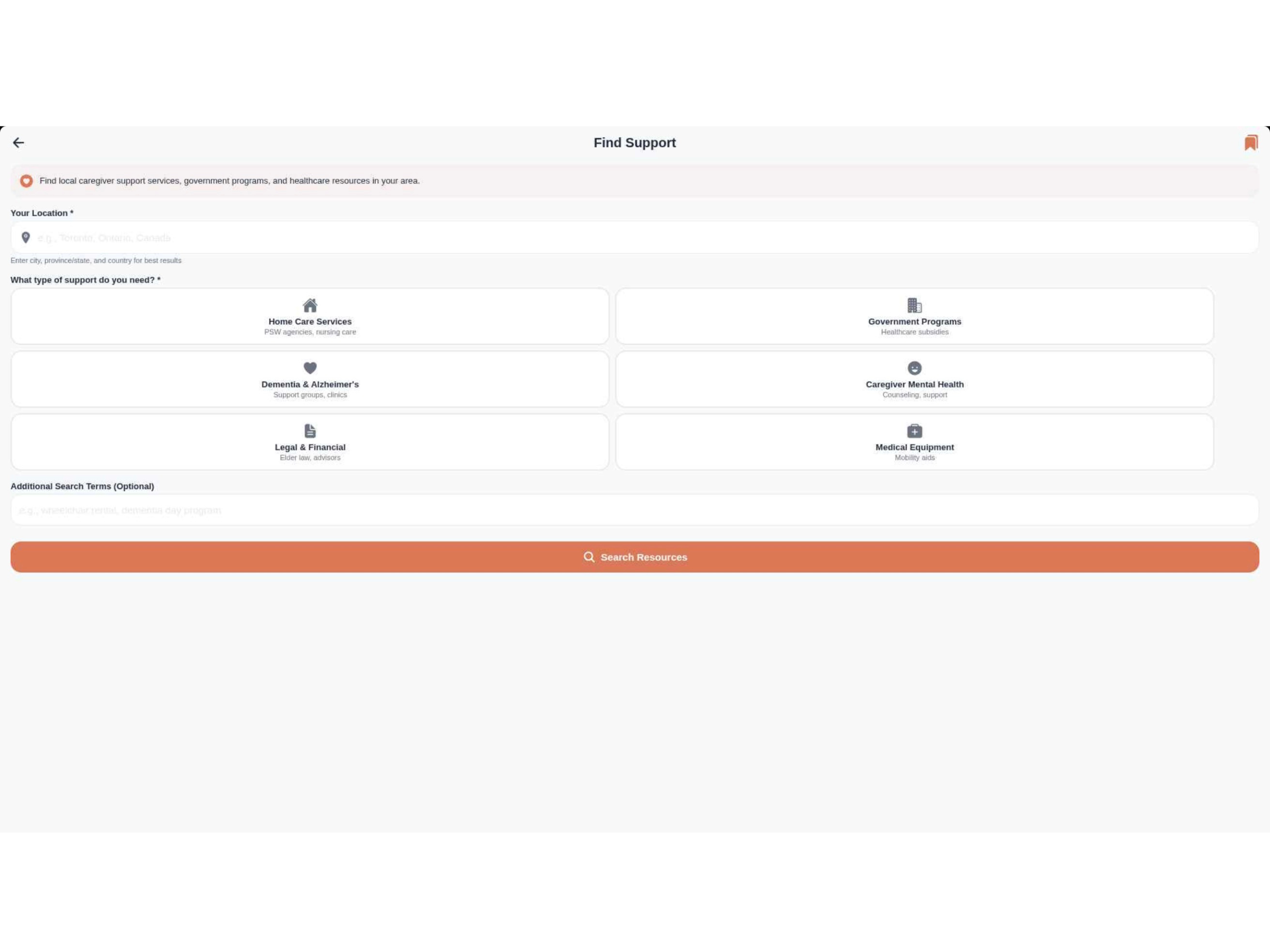 Family Care Organizer