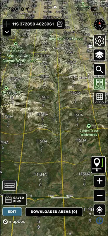 MGRS Offline Map Satellite screenshot 6 of 10
