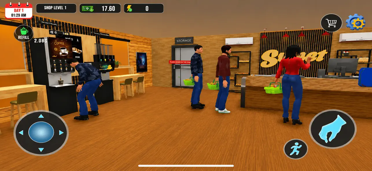 Screenshot #3 pour Simulateur café et supermarché