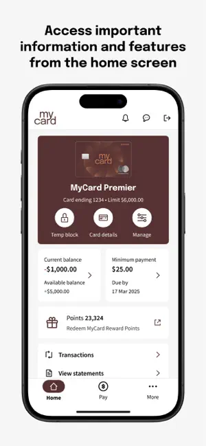 MyCard AU screenshot 2