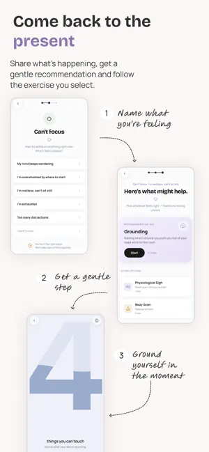 centered space: anxiety & calm screenshot 1