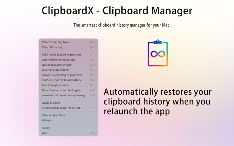 ClipboardX - Clipboard Manager iPhone screenshot