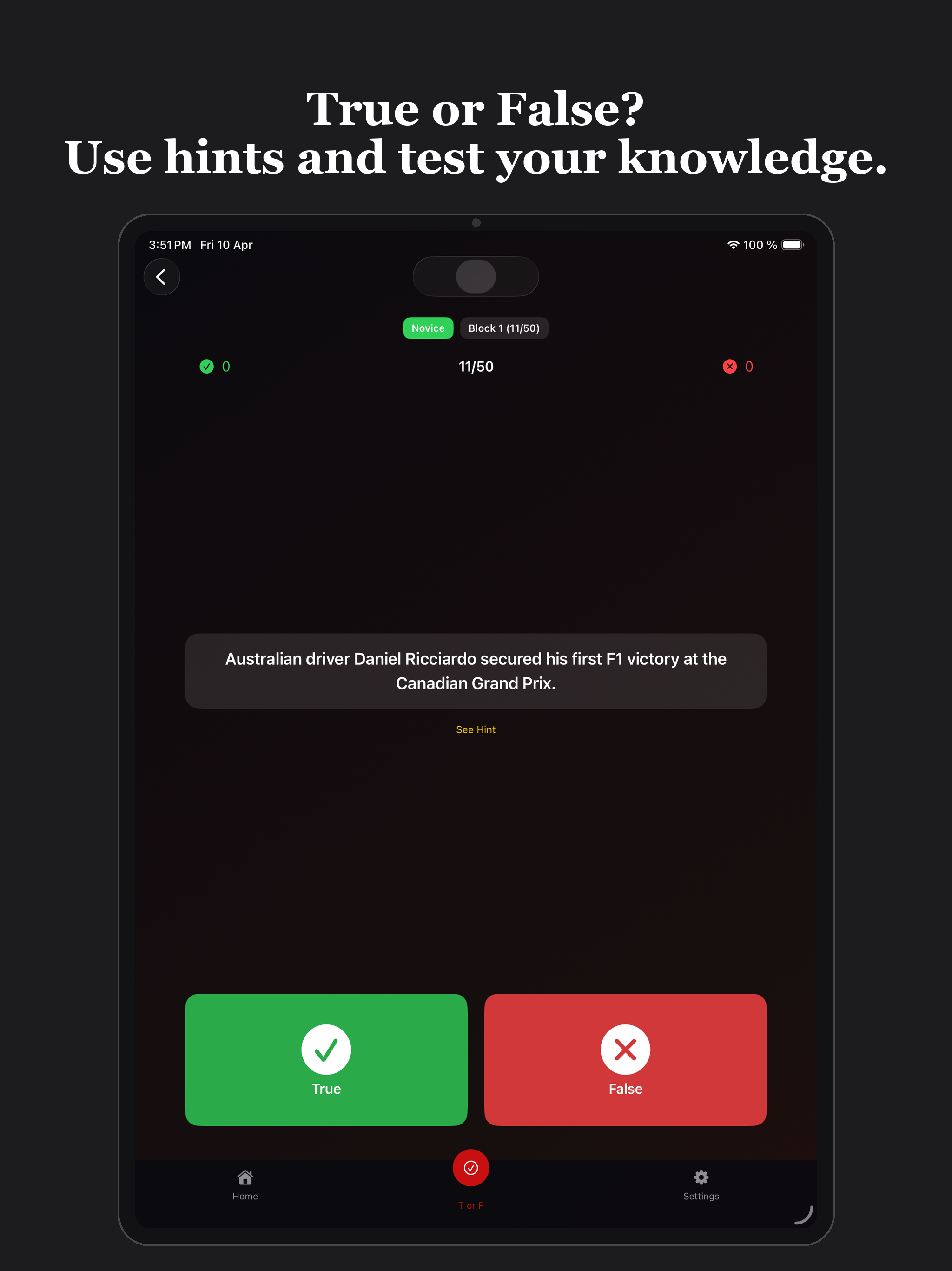Formula Trivia One Master screenshot 11