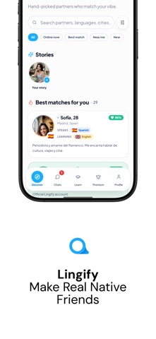 Lingify: Language Exchange Screenshot 1 of 8