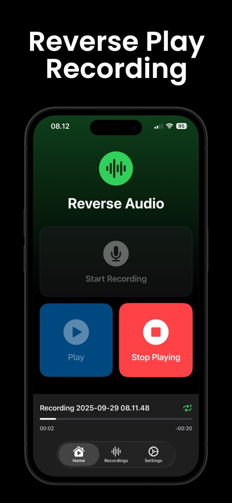 Reverse Audio · - Music App | MWM