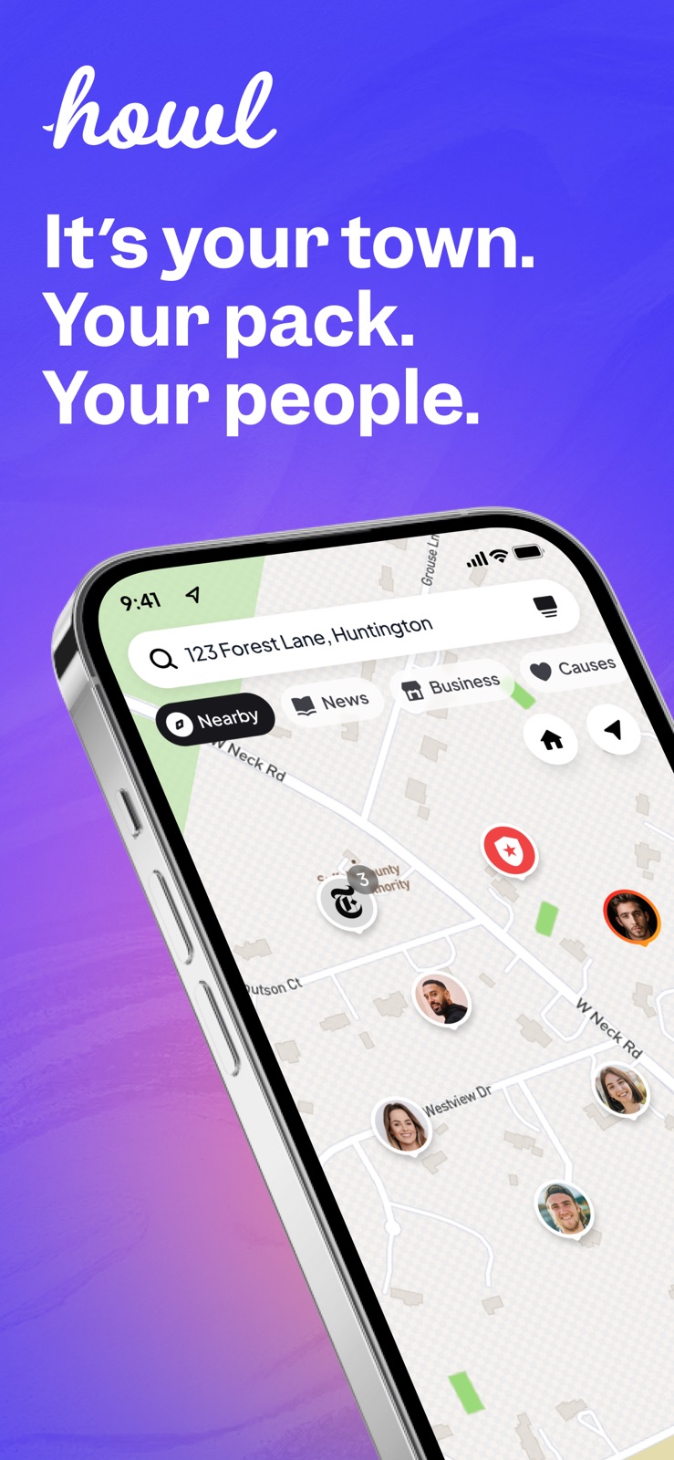 Howl: Community Chat and News iphone screenshot 1