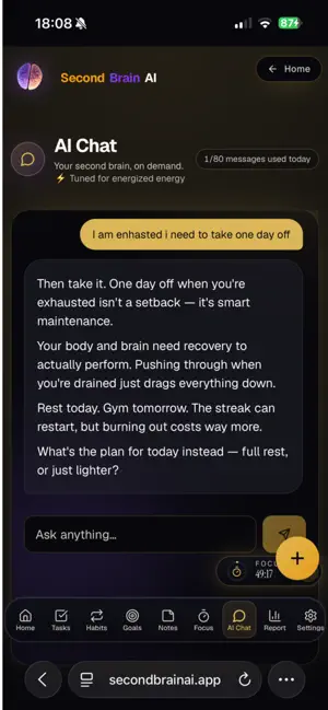 SecondBrain AI Assistant screenshot 4