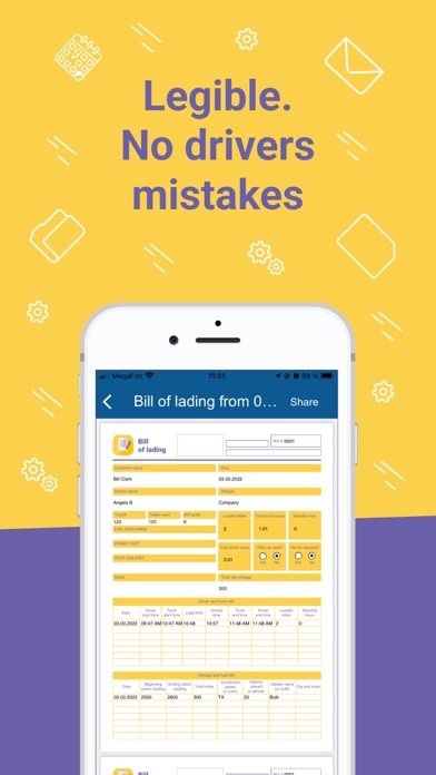 Screenshot #3 pour Bill of Lading Manager app