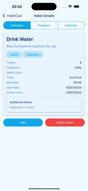 HabitClub - Daily Habit & Task screenshot 2