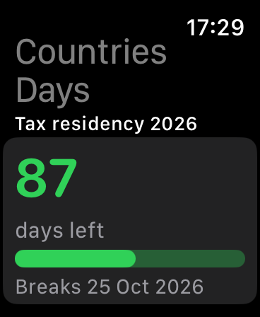 Countries Days: Tax Residency screenshot 7