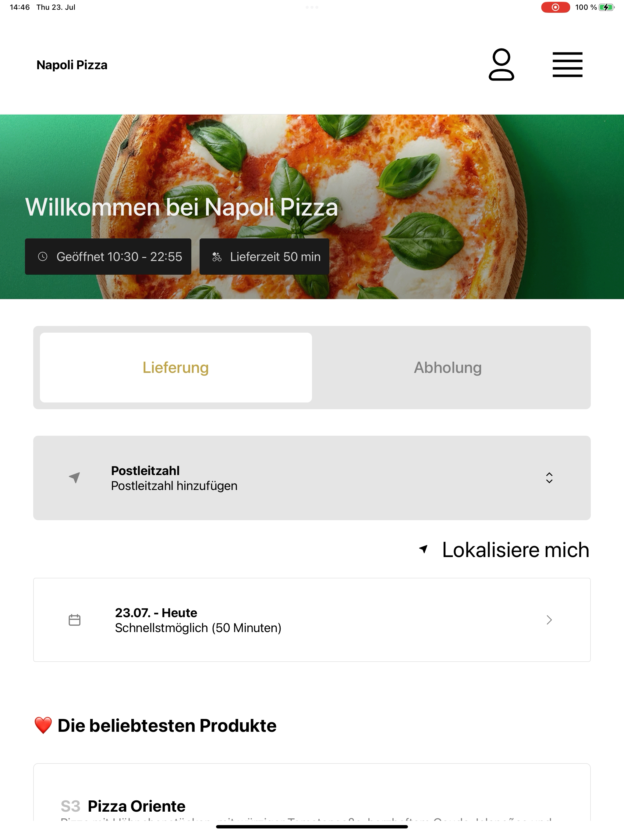 Napoli Pizza Giessen screenshot 13