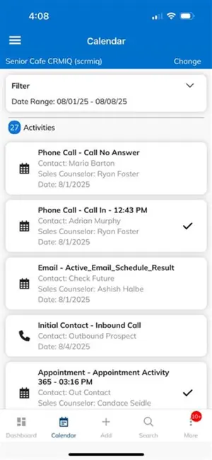 Senior CRM V8 screenshot 4