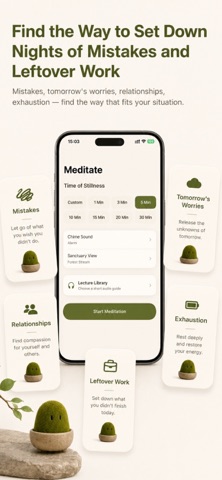 Mossu: Meditation Timer & Grow Screenshot 2 of 6