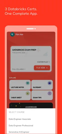 Databricks Exam Prep: With AI iPhone Screenshot 2