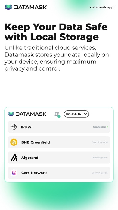 Datamask: Data Wallet Screenshot