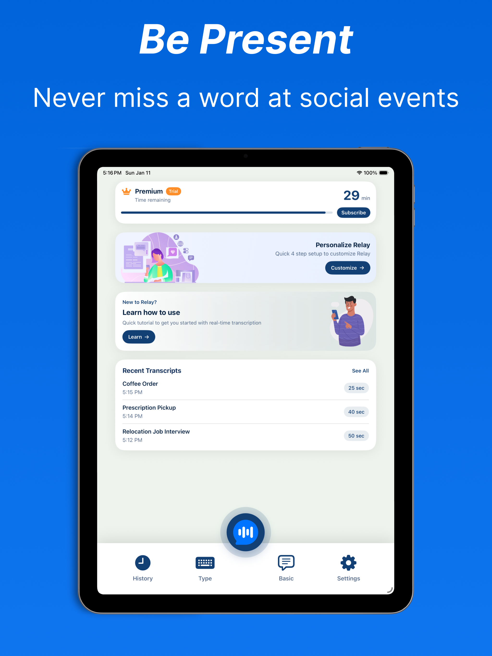 Live Transcribe Deaf - Relay screenshot 11