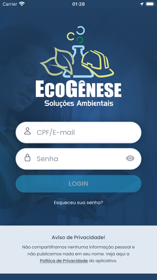 #1. Ecogenese - Inspect App (iOS) Podle: S&S SOLUCOES EM TI LTDA