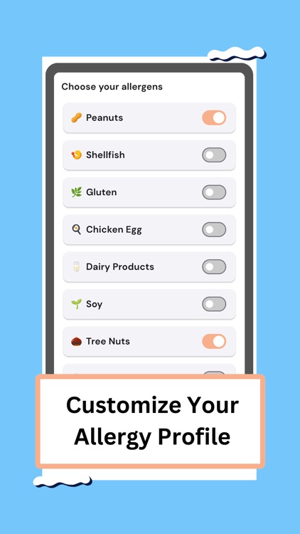 Allergy Cam: Food & Menu Scan