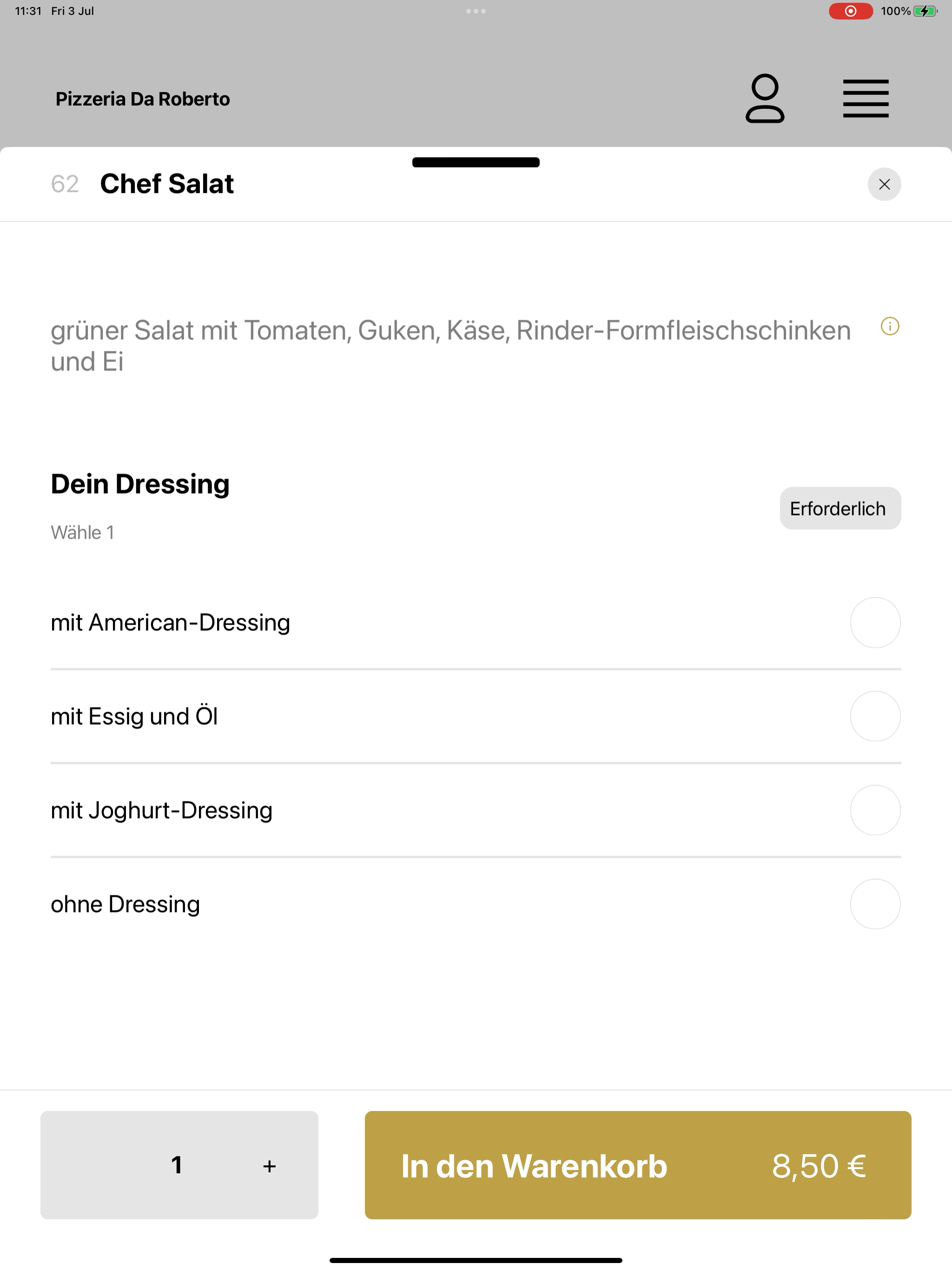 Pizzeria Da Roberto DE screenshot 16