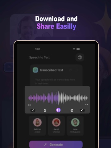 Aivoix - Ai Voice Generator iPad screenshot