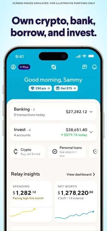 SoFi: Bank, Invest & Crypto screenshot 5 of 8