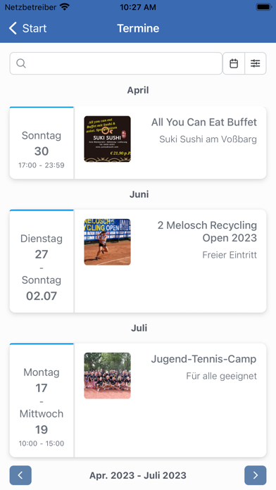 Pinneberger Tennis-Club Screenshot