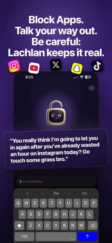 Lachlan: Screen Time Control screenshot 1