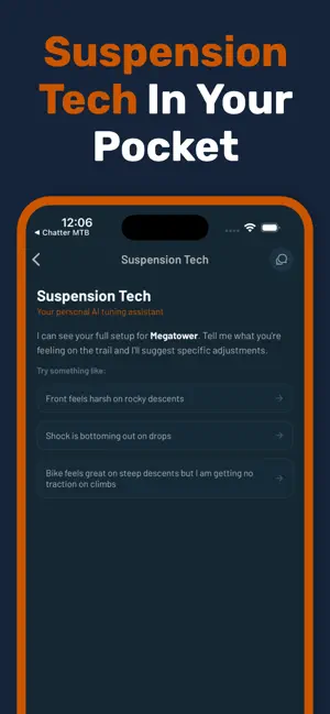 Chatter MTB - Suspension Tuner screenshot 3