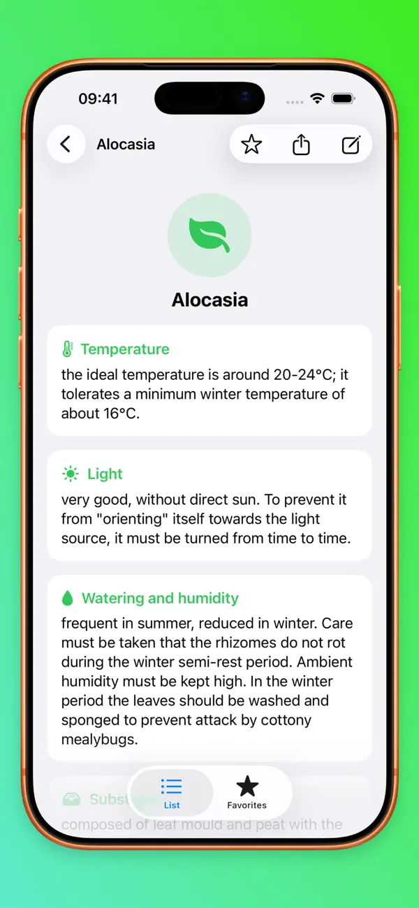 Screenshot #1 pour Pollice Verde: Soin Plantes