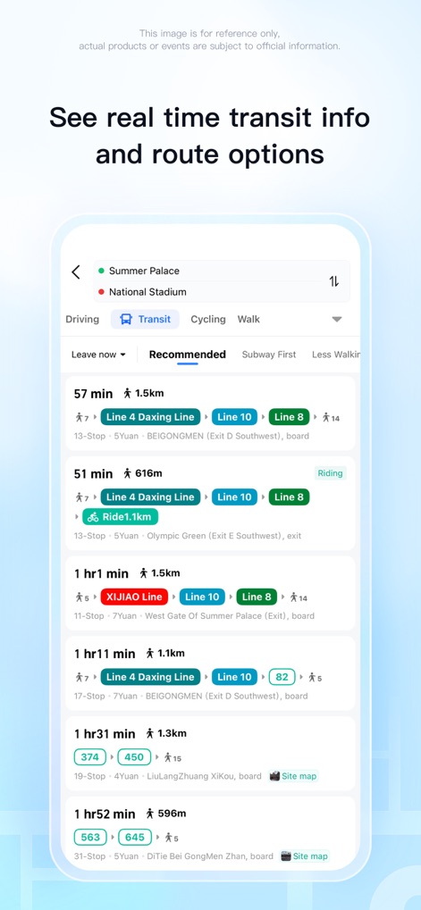 AMap Global - Comprehensive Transit Options