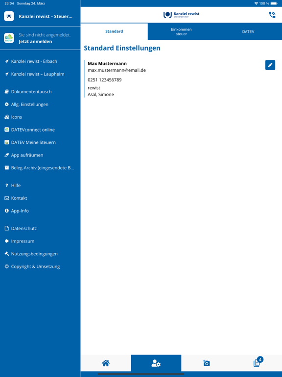Screenshot #5 pour Kanzlei rewist – Steuerberater