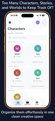 Ocie: OC Organizer screenshot 1