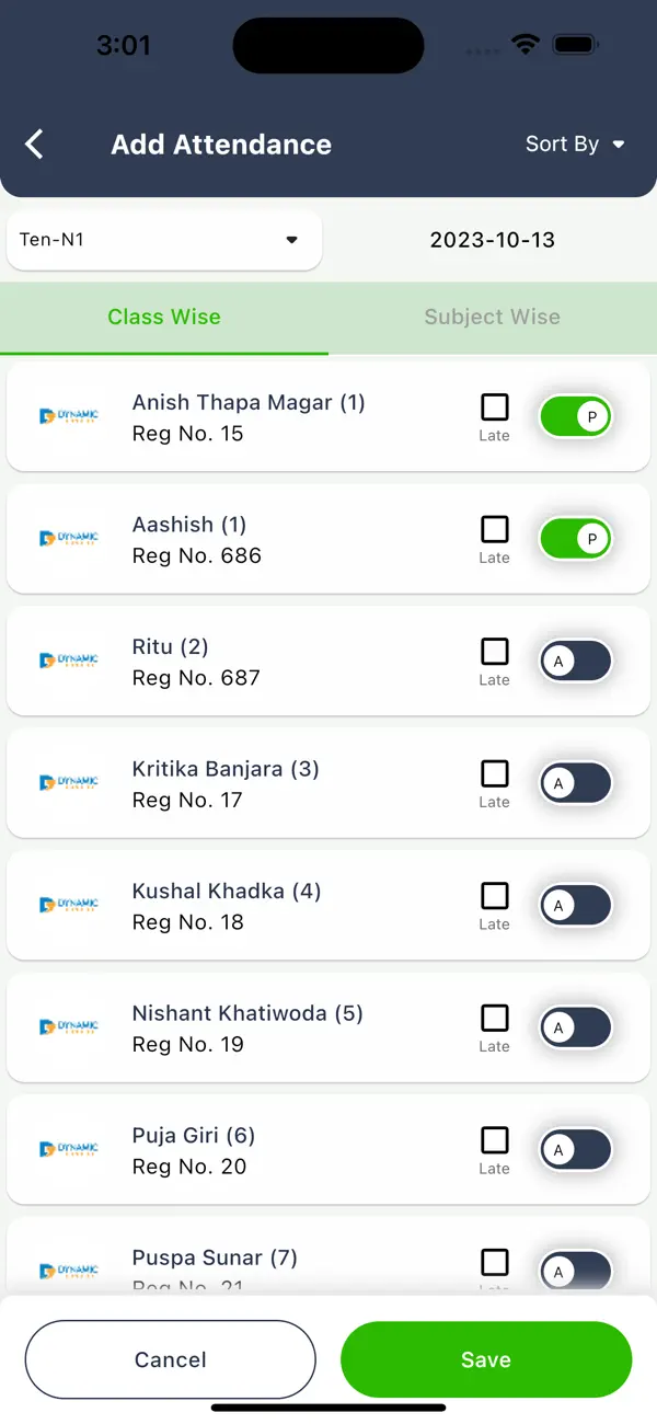 Screenshot #1 pour AL AMEEN NATIONAL ACADEMY