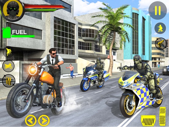 Screenshot #4 pour Police Bike Games: Bike Chase