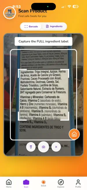 Allergen Scout screenshot 4