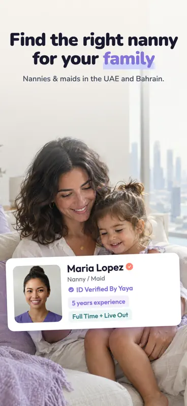 Yaya Middle East: Nanny & Maid screenshot 1 of 9