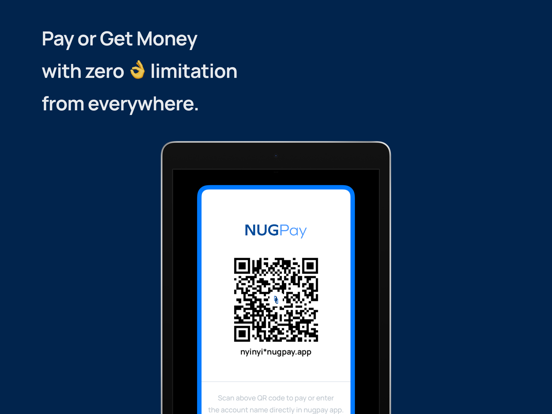 NUGPay iPad screenshot 2 - Finance app
