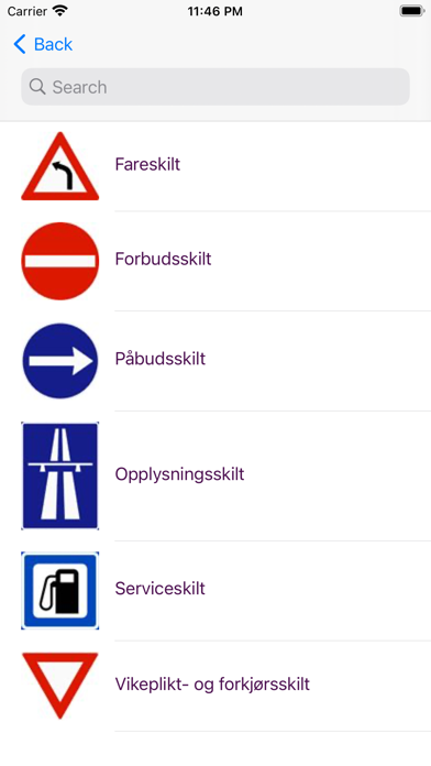 Screenshot #2 pour Teoritentamen for bil Klasse B
