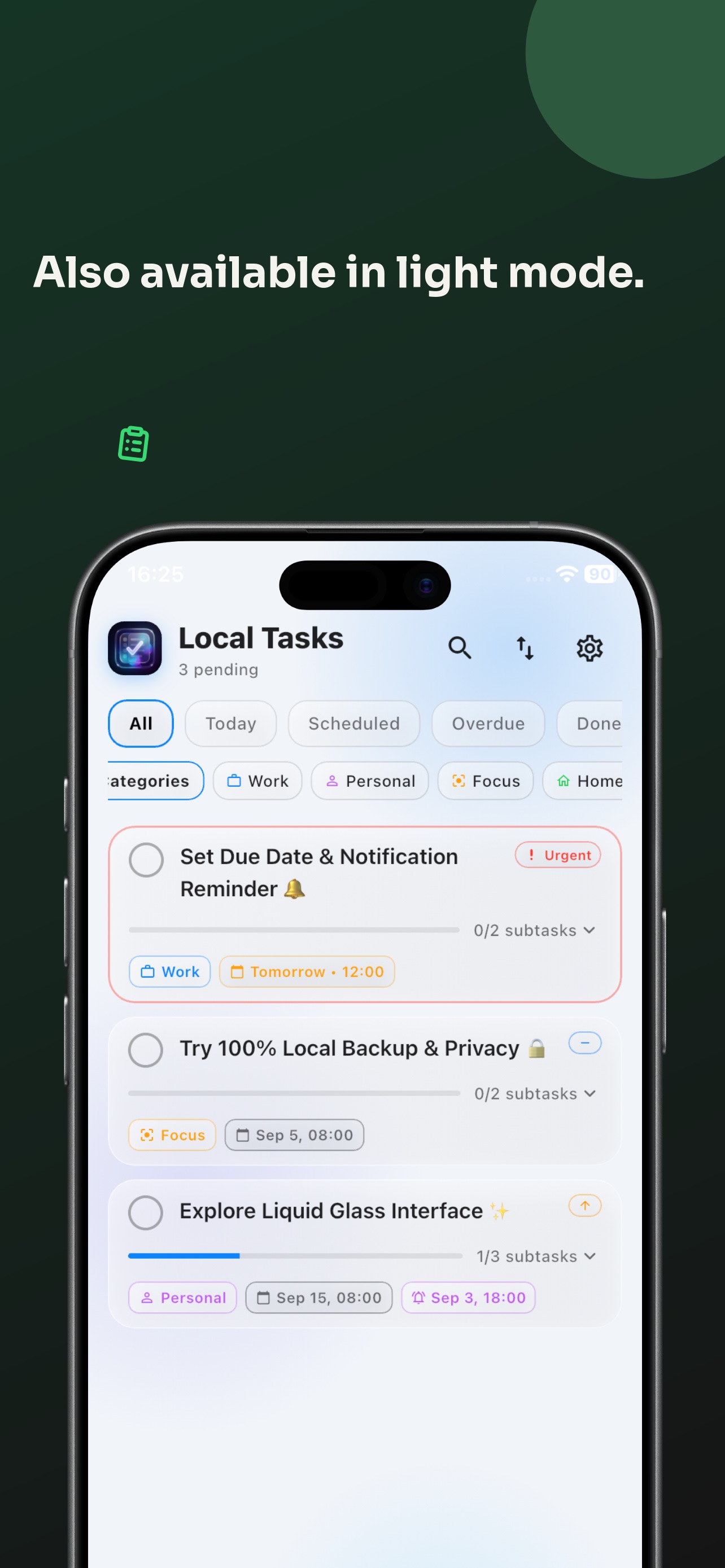 Screenshot 4 of Local Tasks - Private & Secure