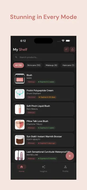 ShelfCheck: Beauty Organizer screenshot 1