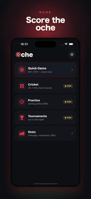 Oche: Darts Scorer screenshot 2