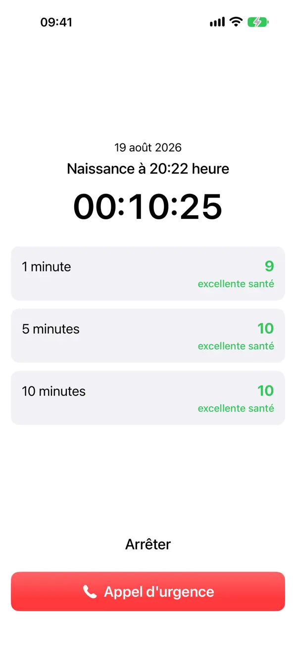 Screenshot #2 pour Chronomètre Apgar