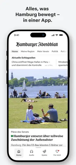 Screenshot von Hamburger Abendblatt News auf dem iPhone 1