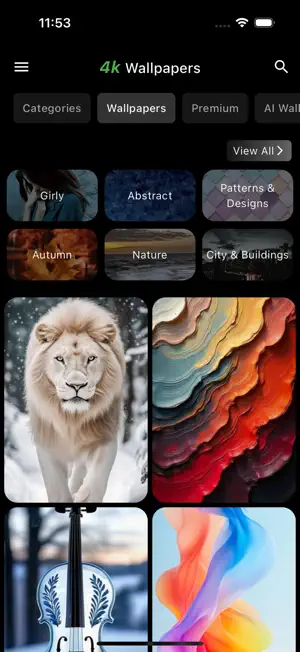 4K Wallpapers Backgrounds HD screenshot 1