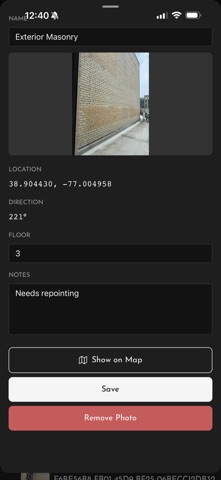 Architectural Site History screenshot