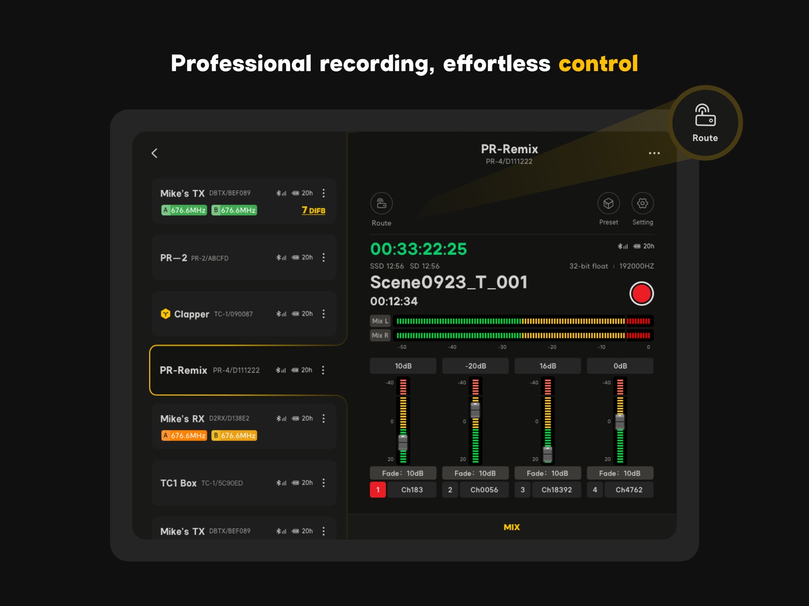 Sidus Audio ipad screenshot 1
