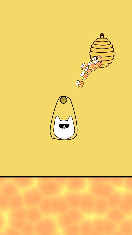 #2. Save the Cat - Bee Attack (iOS) Podle: Anuj Mishra