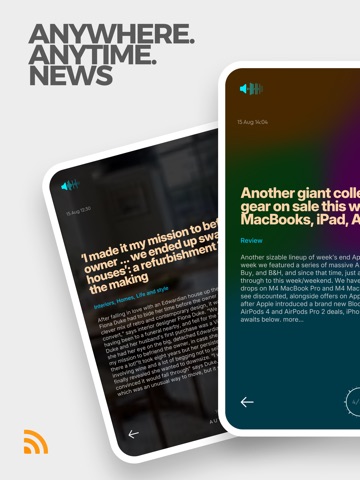 News Voice Reader ipad screenshot 2